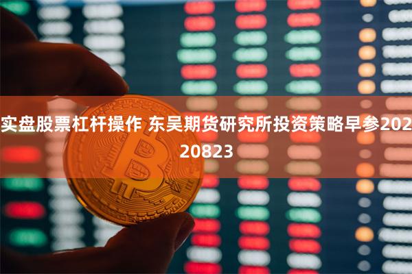 实盘股票杠杆操作 东吴期货研究所投资策略早参20220823