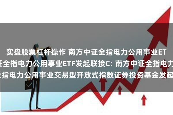 实盘股票杠杆操作 南方中证全指电力公用事业ETF发起联接A,南方中证全指电力公用事业ETF发起联接C: 南方中证全指电力公用事业交易型开放式指数证券投资基金发起式联接基金托管协议